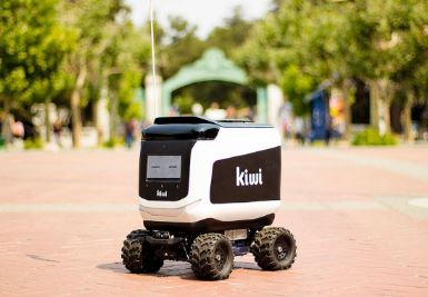Así es Kiwibot, el robot que lleva la comida a tu hogar