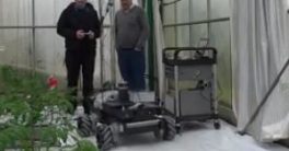 El vehículo robotizado agrícola Green Patrol producido en el País Vasco